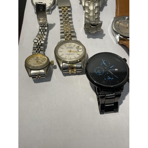 626 - A BAG OF MIXED GENTLEMANS WRIST WATCHES