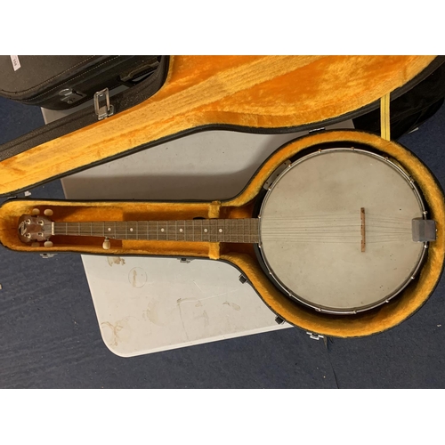 357 - A ZENTA HARDWOOD BANJO