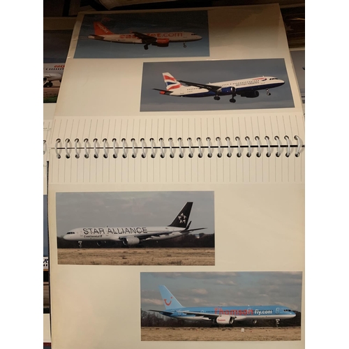 369A - FIVE ALBUMS OF PROFESSIONAL AIRCRAFT PHOTOGRAPHS TO INCLUDE INDEXES