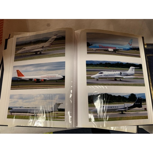 369A - FIVE ALBUMS OF PROFESSIONAL AIRCRAFT PHOTOGRAPHS TO INCLUDE INDEXES