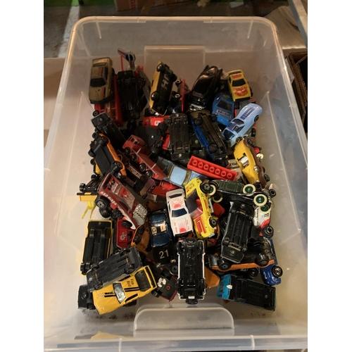 447 - SEVEN COLLECTABLE 'FURBIES' AND AN ASSORTMENT OF MODEL CARS