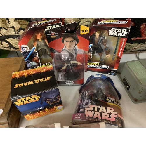 475 - SEVEN BOXED 'STAR WARS' CHARACTERS