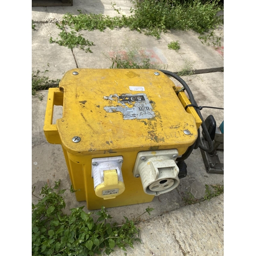 1721 - TWO 110V TRANSFORMERS