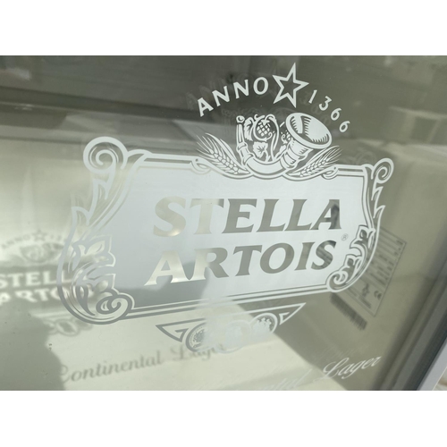 1855 - A STELLA ARTOIS BEER FRIDGE BELIEVED IN WORKING ORDER BUT NO WARRANTY