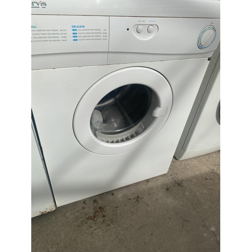 1856 - A WHITE SERVIS TUMBLE DRYER BELIEVED IN WORKING ORDER BUT NO WARRANTY