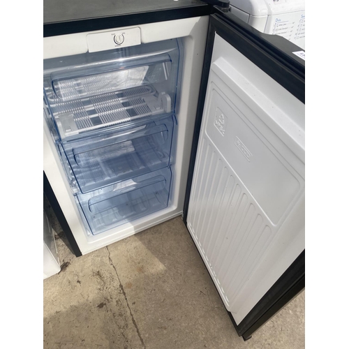 1861 - A BLACK FRIDGEMASTER UNDERCOUNTER FREEZER BELIEVED IN WORKING ORDER BUT NO WARRANTY