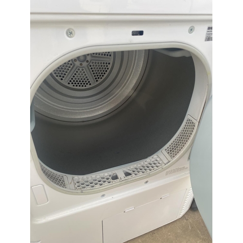 1882 - A WHITE BEKO 7KG CONDENSER DRYER, PAT TEST, FUNCTION TEST AND SANITIZED BUT NO WARRANTY GIVEN