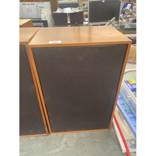 1898 - A PAIR OF WOODEN KEF MODEL 103 SPEAKERS