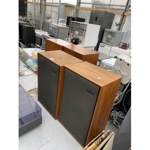 1916 - A PAIR OF WOODEN GOODMANS SPEAKERS