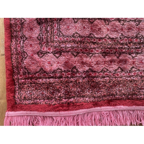 1986 - A RED PATTERN RUG