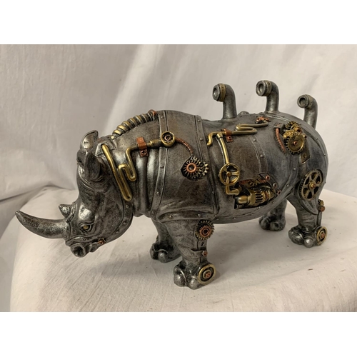 169 - A STEAM PUNK STYLE RHINOCEROS