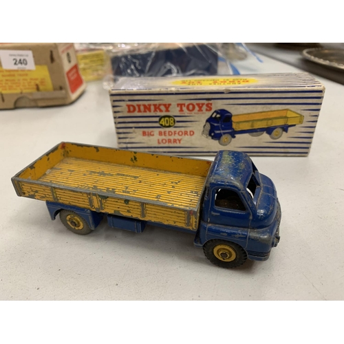 246A - A BOXED DINKY 408 BIG BEDFORD LORRY