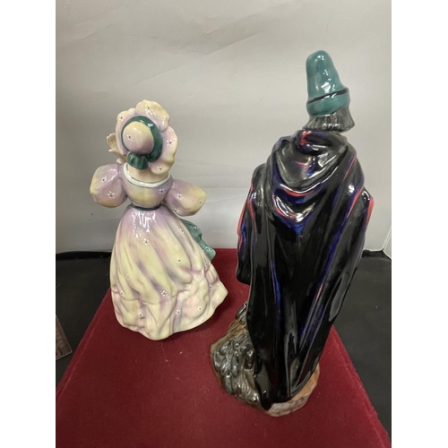 670 - TWO DOULTON FIGURINES, BOTH A/F