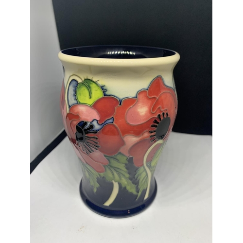 775 - A MOORCROFT LIMITED EDITION YEATS POPPY VASE