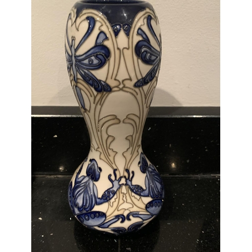 781 - A MOORCROFT LIMITED EDITION FROG VASE 9 INCHES TALL