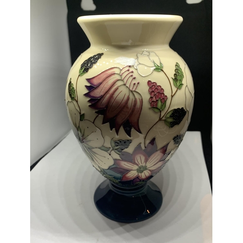 783 - A MOORCROFT BRAMBLE REVISITED VASE 6 INCHES TALL