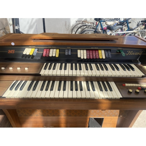 1394 - A HOWARD 245 ELECTRIC ORGAN BELIEVED IN WORKING ORDER BUT NO WARRANTY