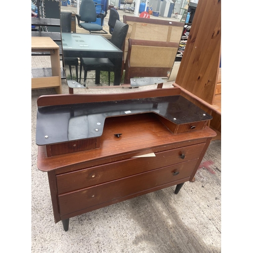 2523 - A MID 20TH CENTURY RETRO DRESSING CHEST