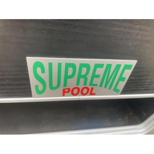 2532 - A POOL TABLE LABELLED 'SUPREME POOL' L:74