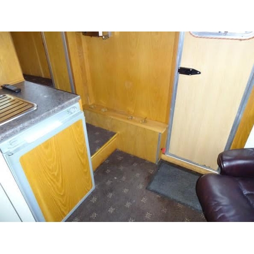 126 - AN EQUINOX TRIPLE AXLE PROFESSIONAL CONVERSION TO A GLAMPING TRAILER WITH SPACE FOR A HARLEY DAVIDSO... 