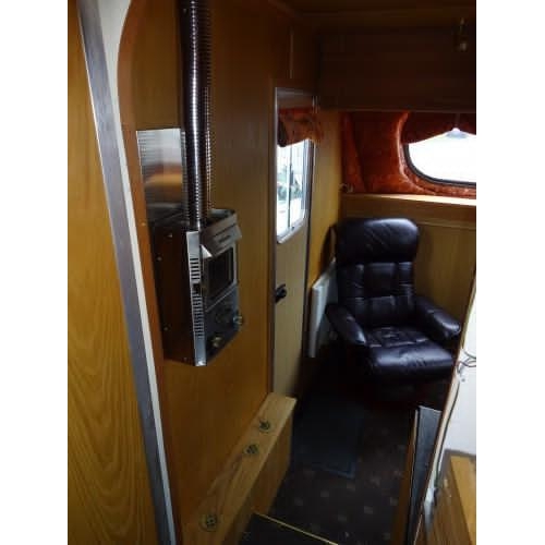 126 - AN EQUINOX TRIPLE AXLE PROFESSIONAL CONVERSION TO A GLAMPING TRAILER WITH SPACE FOR A HARLEY DAVIDSO... 