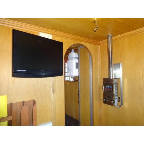 126 - AN EQUINOX TRIPLE AXLE PROFESSIONAL CONVERSION TO A GLAMPING TRAILER WITH SPACE FOR A HARLEY DAVIDSO... 