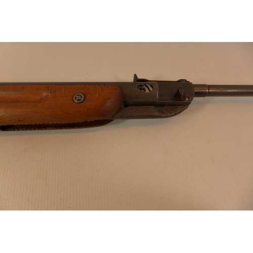 323 - A HAENEL MOD 1 DRP 177 CALIBRE AIR RIFLE WITH 40CM BARREL