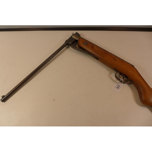 323 - A HAENEL MOD 1 DRP 177 CALIBRE AIR RIFLE WITH 40CM BARREL