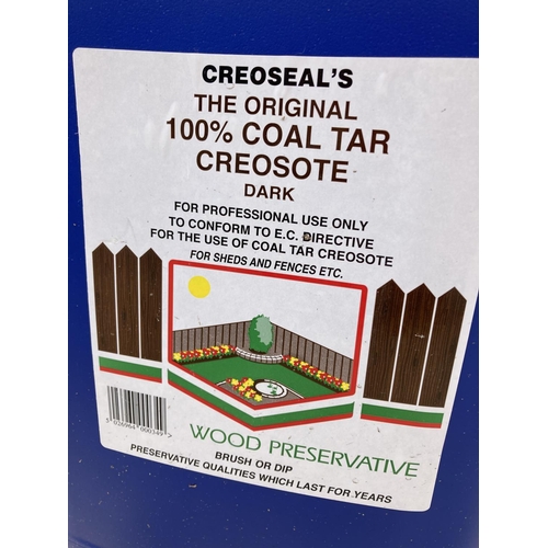 290 - A 20L CREOSEAL'S ORIGINAL COAL TAR CREOSOTE (DARK) +VAT