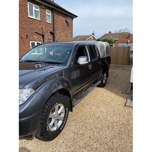 115 - A 2010 NISSAN NAVARA ACENTA, DOUBLE CAB PICKUP 188BHP 4X4, GREY, 88K MILES 3.5 TON TOWING, MOT UNTIL... 