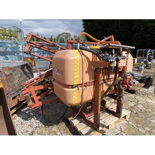 169 - ALLMAN CROP SPRAYER 650 LITRE C/W PUMP +VAT