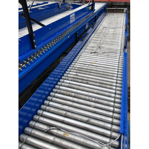 209 - FOUR ROLLING CONVEYORS TOTAL OF 70'  NO VAT