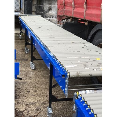 212 - THREE ROLLING CONVEYORS TOTAL OF 60'  NO VAT