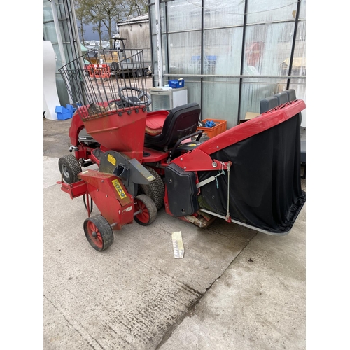 225 - COUNTAX 600 HE RIDE ON MOWER WITH CHIPPING ATTATCHMENT  NO VAT