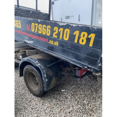 236 - IVECO DAILY TIPPER  2007  MX07 JAO   3LTR DIESEL WITH INSULATED ALLUMINUM TIPPER BODY
NO VAT