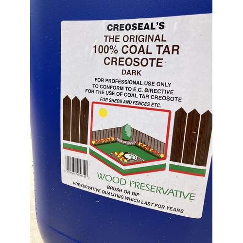 292 - A 20L CREOSEAL'S ORIGINAL COAL TAR CREOSOTE (DARK) +VAT