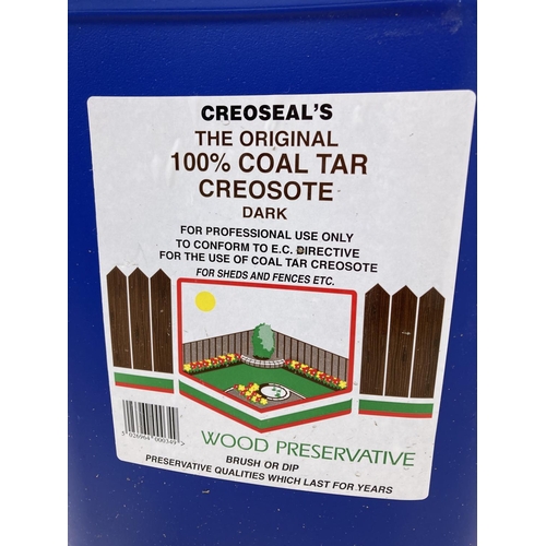 293 - A 20L CREOSEAL'S ORIGINAL COAL TAR CREOSOTE (DARK) +VAT