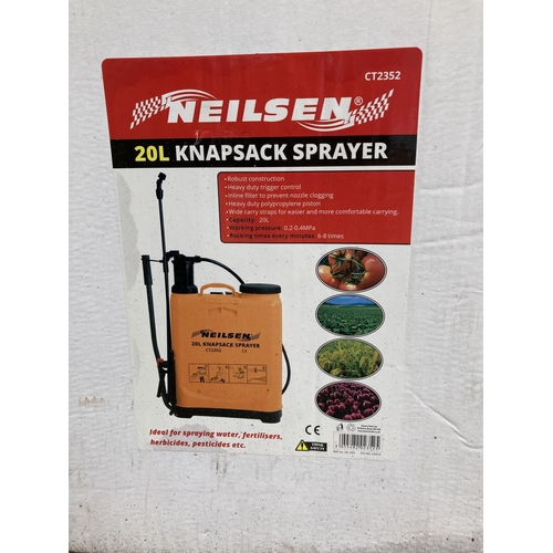 306 - A NEILSEN 20L GARDEN KNAPSACK SPRAYER +VAT