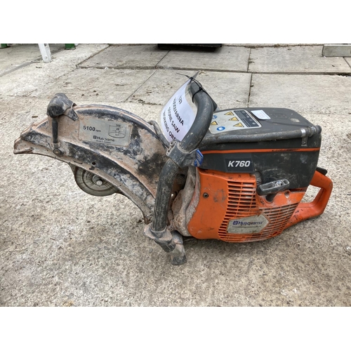 333 - HUSQVARNA STONE SAW WORKING NO VAT