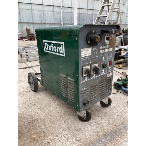 334 - OXFORD 330-1 MIG WELDER 240V SINGLE PHASE NO VAT