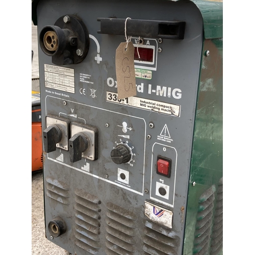 334 - OXFORD 330-1 MIG WELDER 240V SINGLE PHASE NO VAT