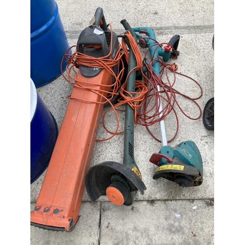 340 - 2 STRIMMERS & LEAF BLOWER