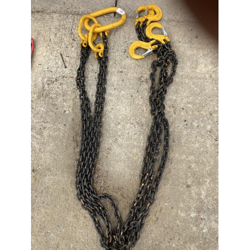 386 - A 4 TON LIFT 4 WAY CHAIN +VAT