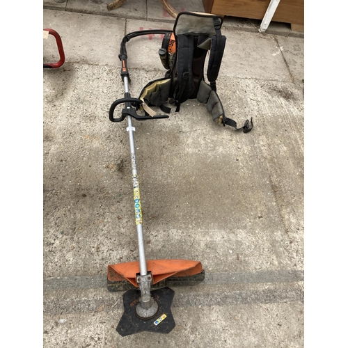 410 - STIHL BACKPACK STRIMMER NO VAT