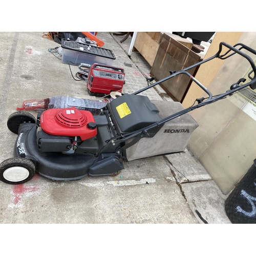 422 - HONDA HRD 535PETROL MOWER  NO VAT