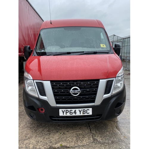 140 - NISSAN  VAN NV400 YP64 YBC 2015 MOT 20/01/22
NO VAT