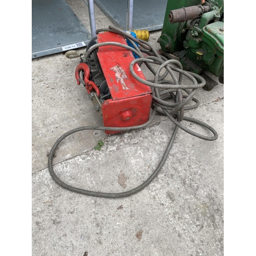 446 - 3 ITEMS -WINCH-3HP ENGINE -ANOTHER ENGINE +VAT