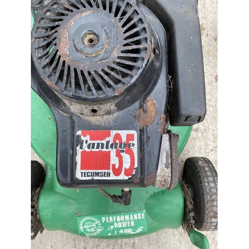 454 - VANTAGE 35 MOWER NO VAT