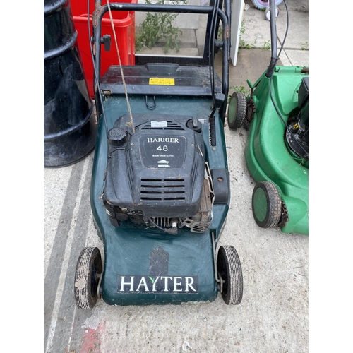 455 - HAYTER HARRIER 48 MOWER NO VAT