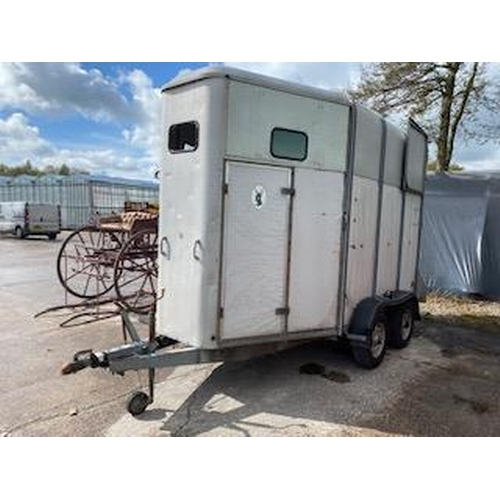 136 - IFOR WILLIAMS HB510 HORSE TRAILER NO VAT